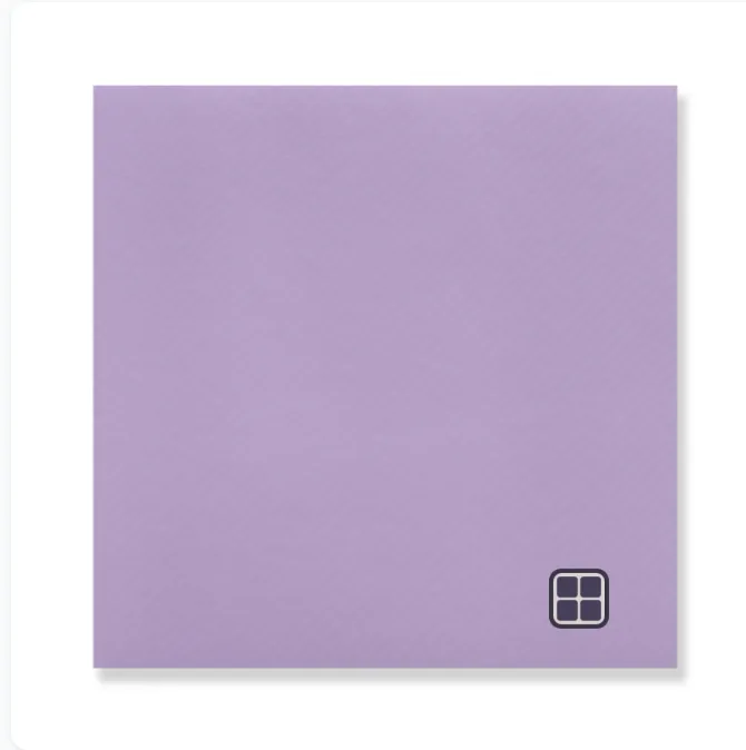 Holographic foil napkin