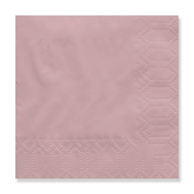 Blush 2-ply cocktail napkin, 7.87 in open (3.94 × 3.94 in folded)