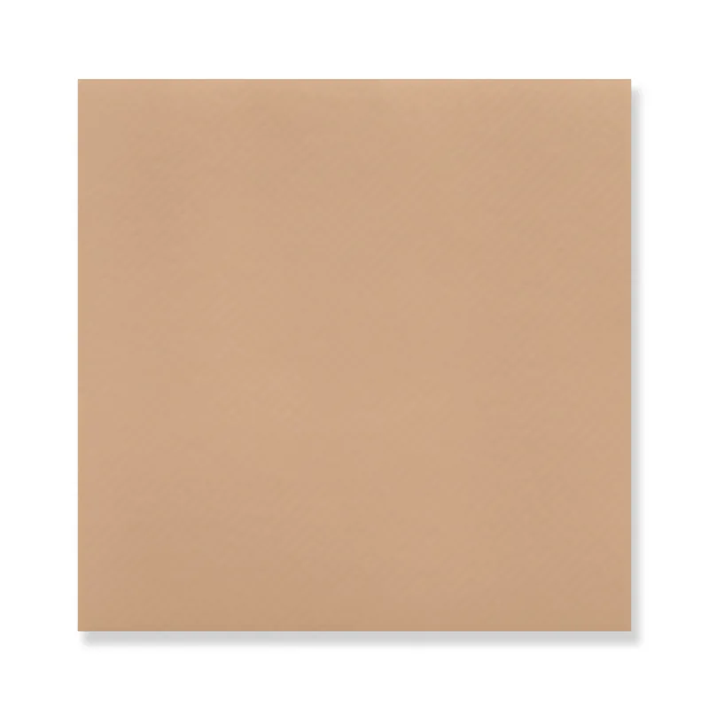 Beige Airlaid cocktail napkin, 7.87 in open (3.94 × 3.94 in folded)