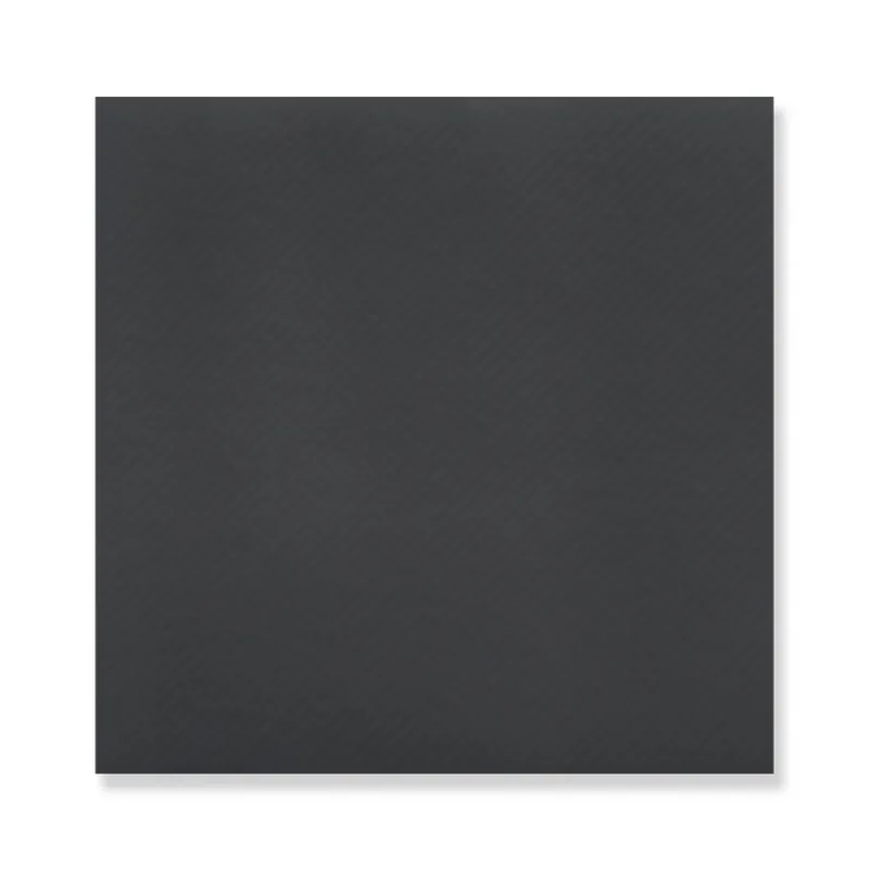 Black Airlaid cocktail napkin, 7.87 in open (3.94 × 3.94 in folded)