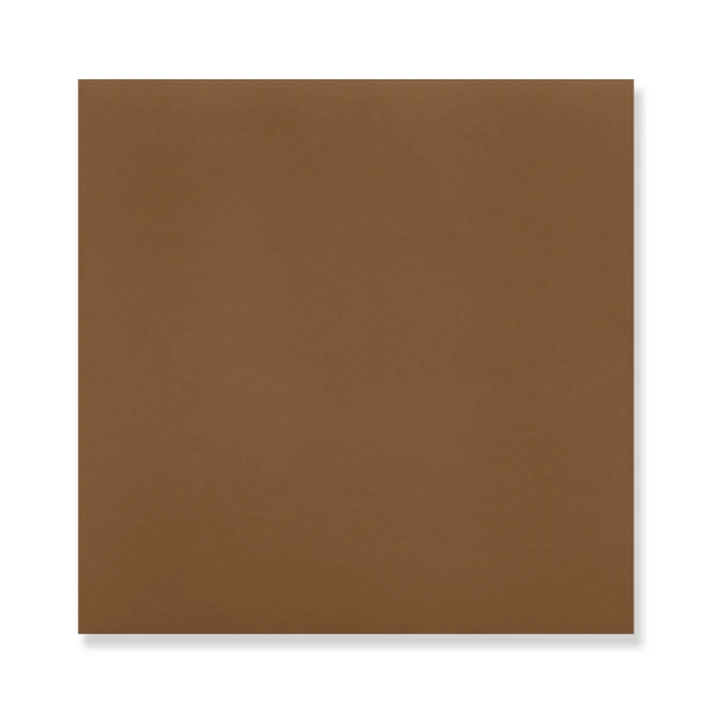 Brown Airlaid cocktail napkin, 7.87 in open (3.94 × 3.94 in folded)