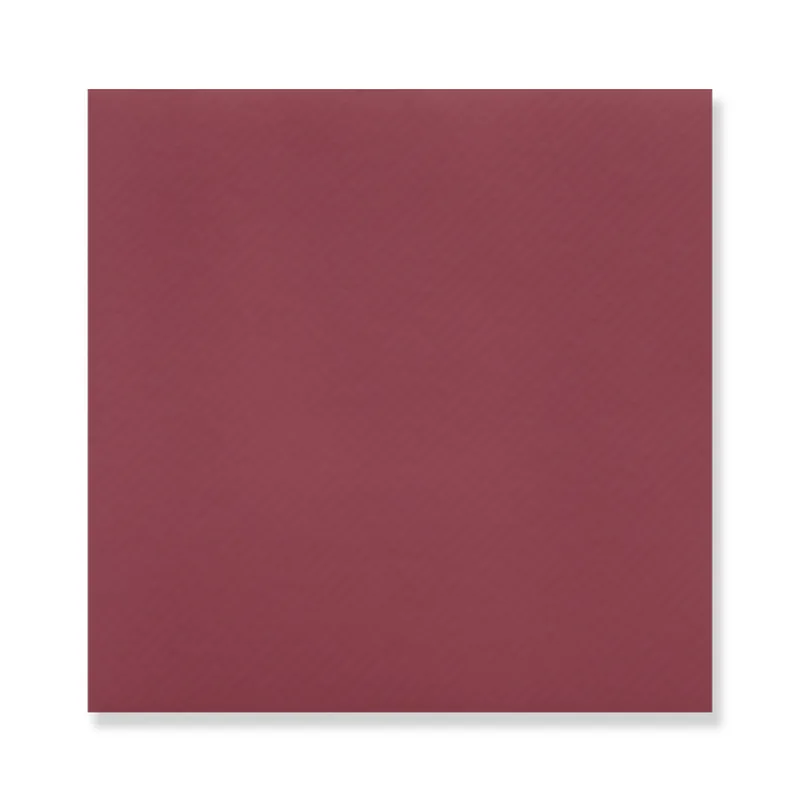Burgundy Airlaid cocktail napkin, 7.87 in open (3.94 × 3.94 in folded)