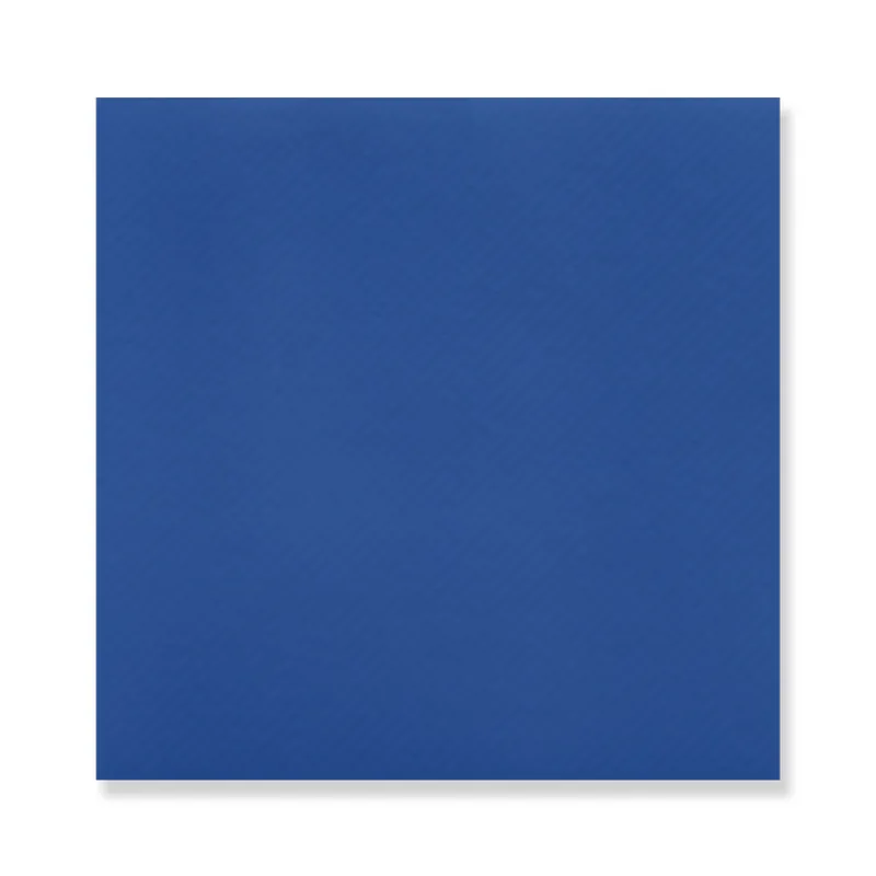 Navy Airlaid cocktail napkin, 7.87 in open (3.94 × 3.94 in folded)
