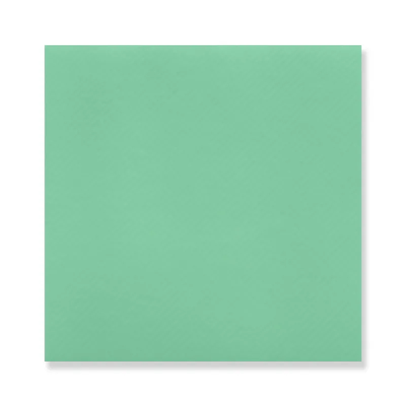 Pine green Airlaid cocktail napkin, 7.87 in open (3.94 × 3.94 in folded)