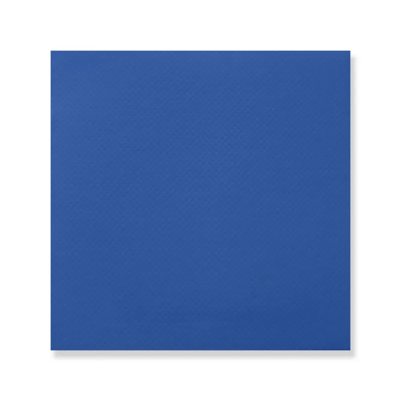 Navy Doble Punto cocktail napkin, 7.87 in open (3.94 × 3.94 in folded)