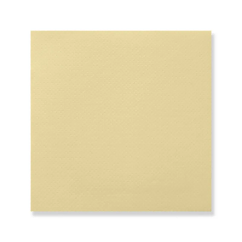 Vanilla Doble Punto cocktail napkin, 7.87 in open (3.94 × 3.94 in folded)