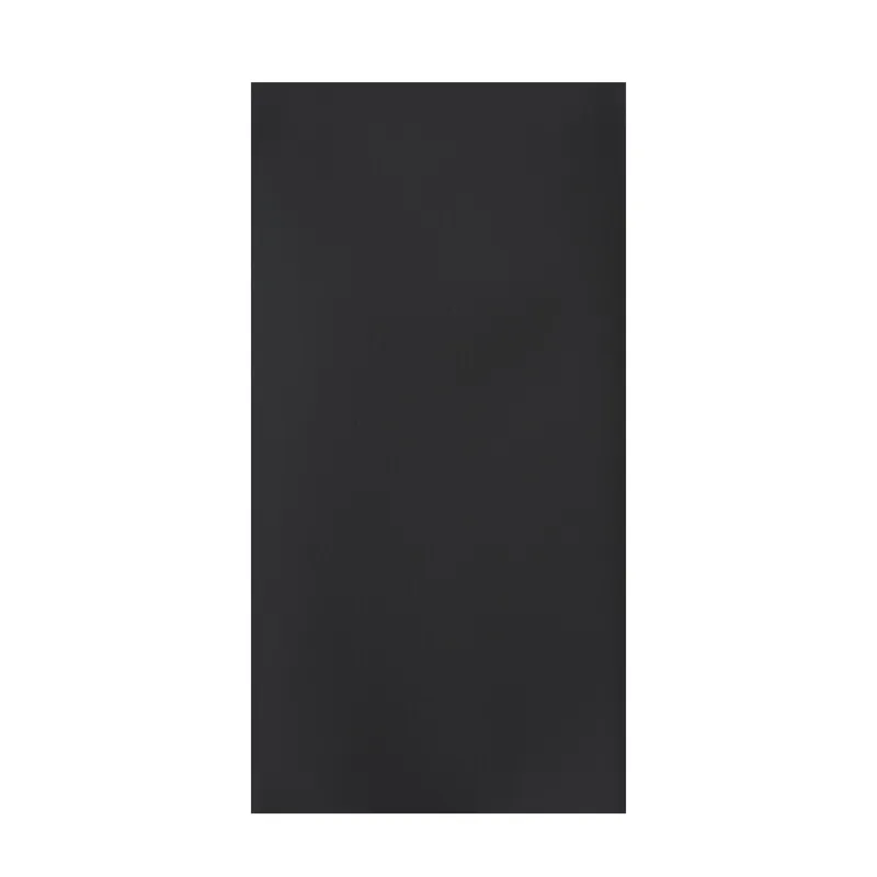 Black Airlaid napkin in 1/8 fold, 15.75 in open (3.94 × 7.87 in folded)