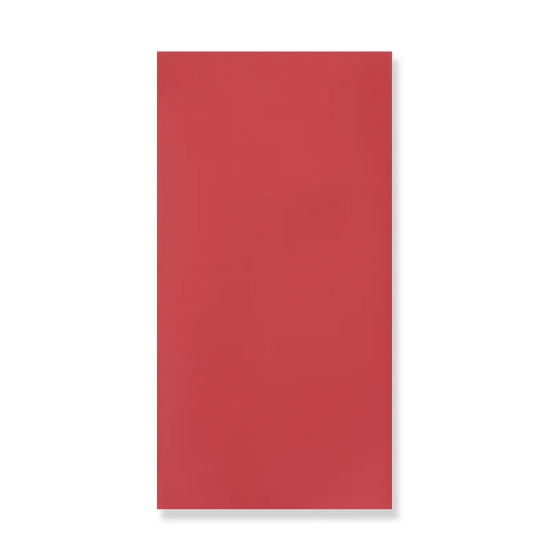 Red Airlaid napkin in 1/8 fold, 15.75 in open (3.94 × 7.87 in folded)
