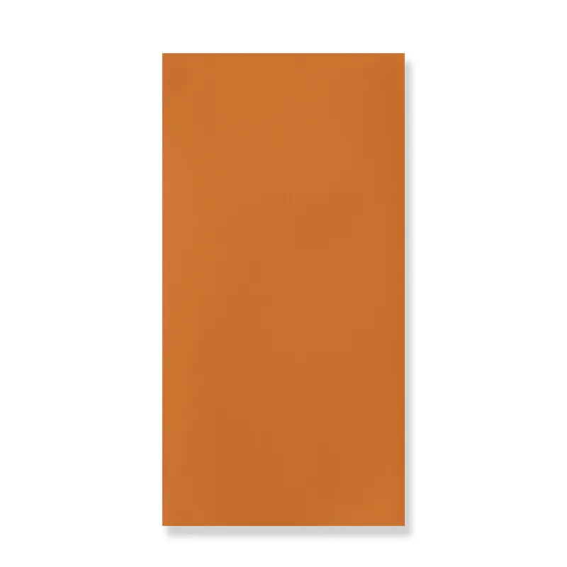 Terracotta Airlaid napkin in 1/8 fold, 15.75 in open (3.94 × 7.87 in folded)