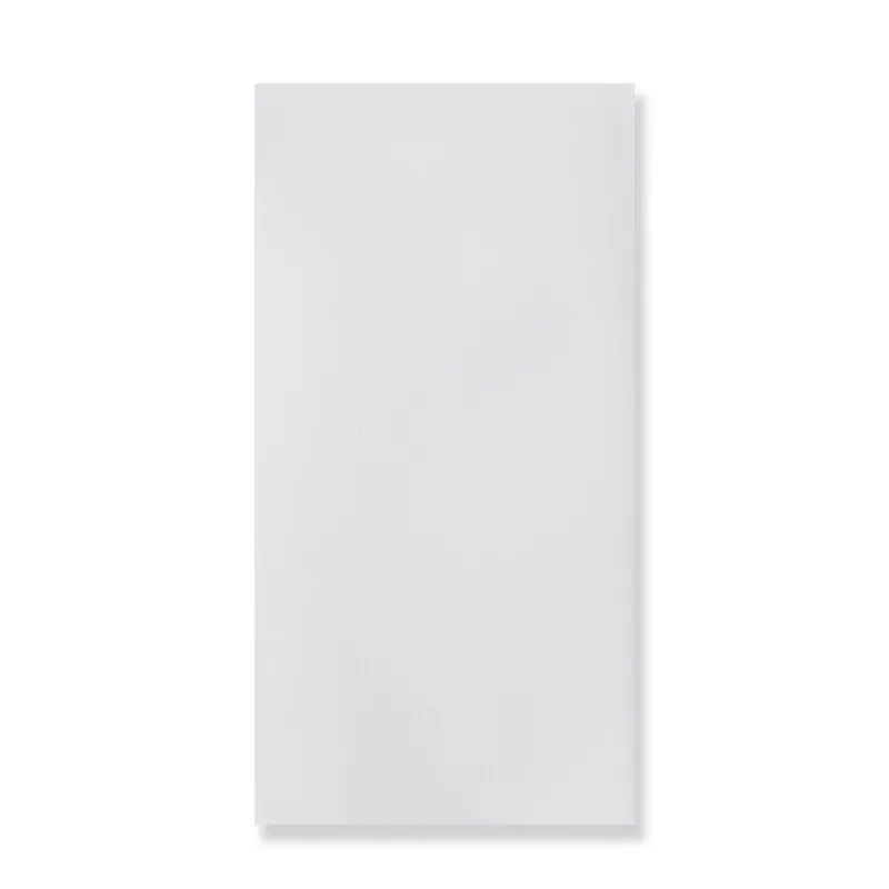 White Airlaid napkin in 1/8 fold, 15.75 in open (3.94 × 7.87 in folded)