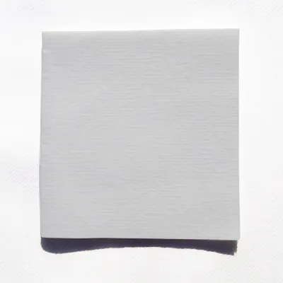 White Airlaid luncheon napkin, 9.45 in open (4.72 × 4.72 in folded)