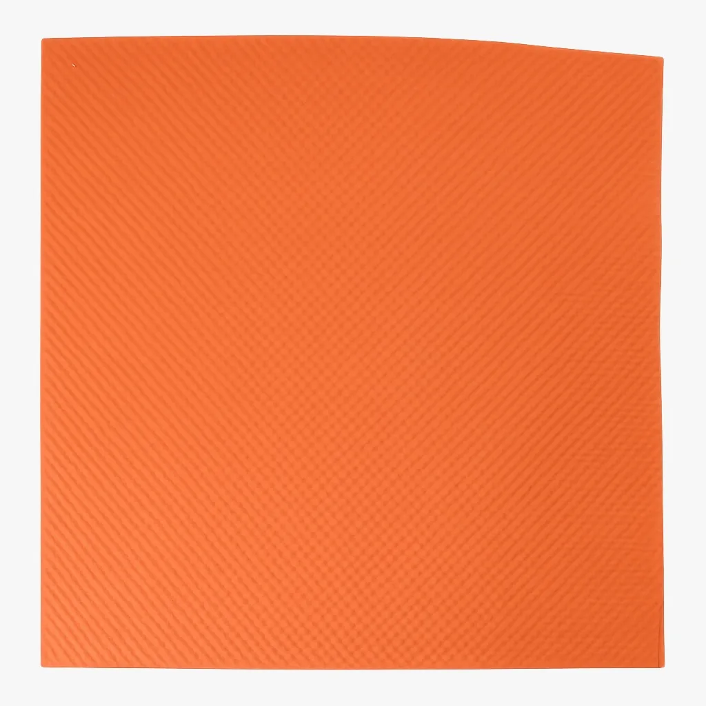 Orange airlaid napkin